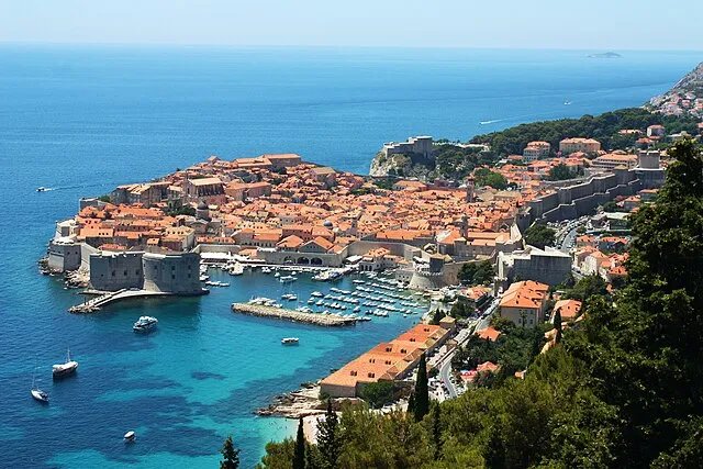 Dubrovnik city in Croatia